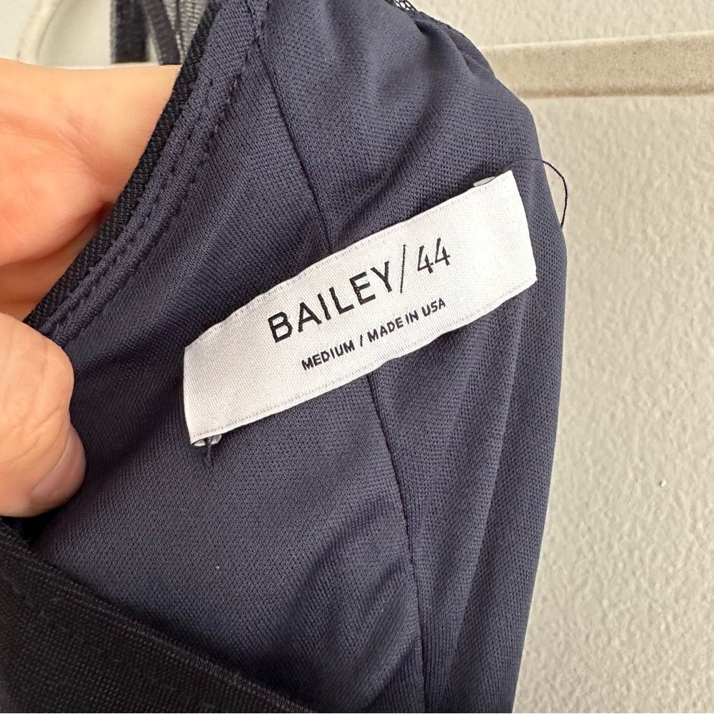 Bailey 44 Romy One-Shoulder Minidress Navy Color - Picture 6 of 9